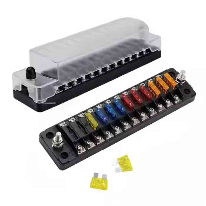 12 V Fuse Relay Box for 12V/24V Automotive Car Truck Boat